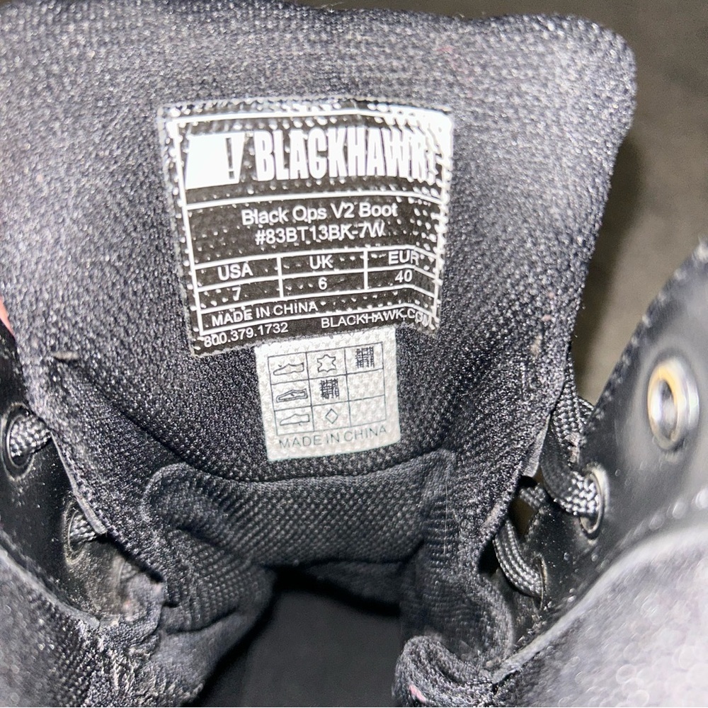 BlackHawk! Black Ops V2 Waterproof Boot - Black - 7 - Picture 10 of 11